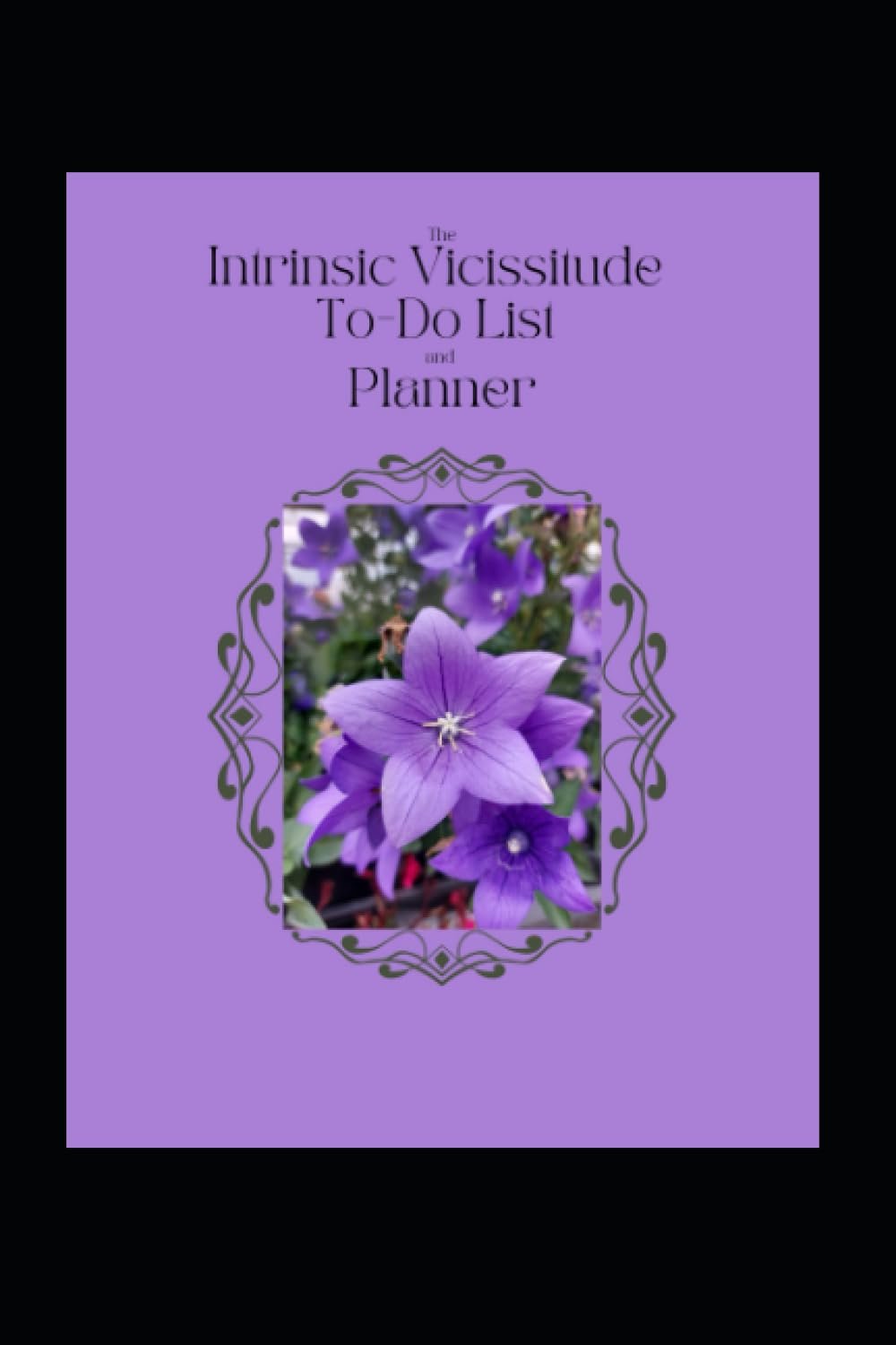 Intrinsic Vicissitude To-Do List and Planner with purple flowers on cover
